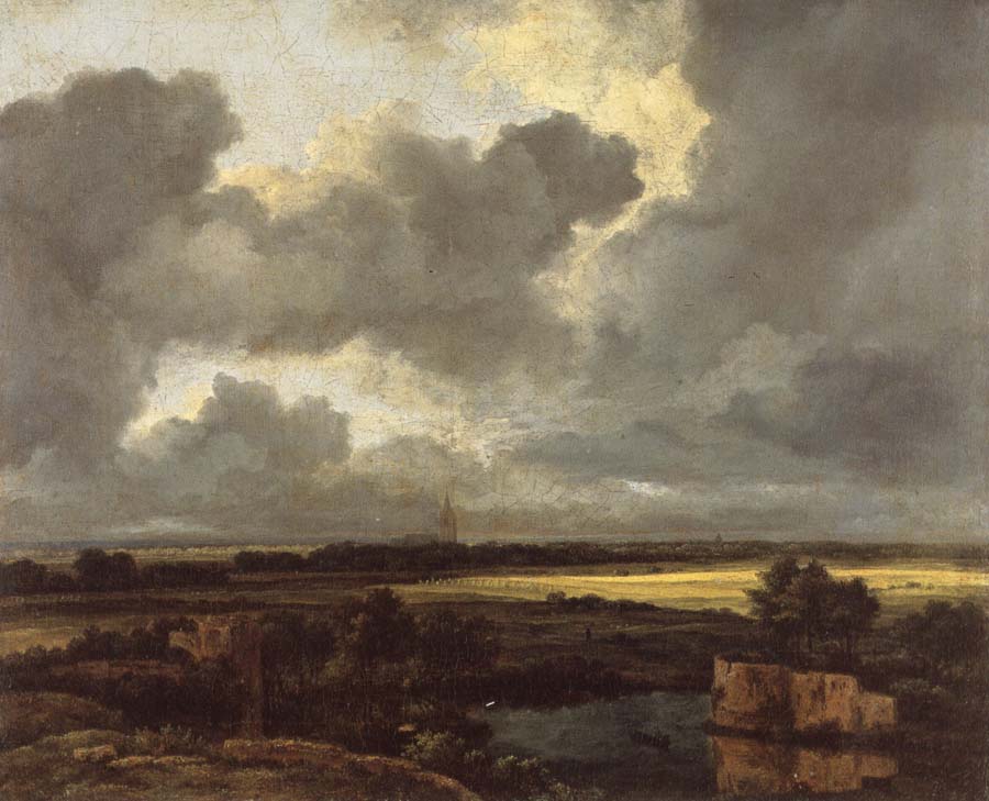 An Extensive Landscape with Ruins